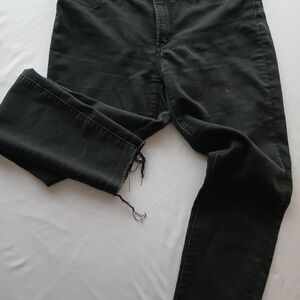 Articles Of Society Black Frayed Hem Jeans